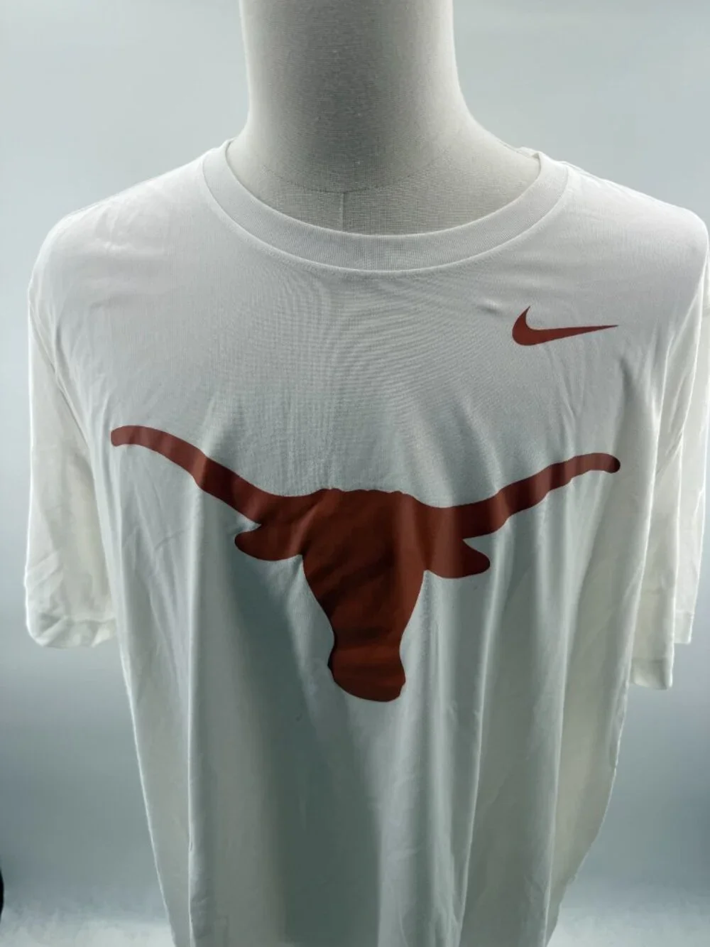 Nike‎ Texas Longhorns Dri-FIT White Tee Shirt Mens XXL New